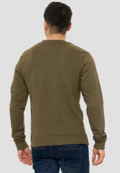 INDICODE JEANS BEECHEN - Sweatshirt - Army -INDICODE Boutique 9f12fa6cefbd4e20836fe2742ba2f06a
