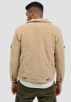 INDICODE JEANS BEARD - Veste En Jean - Cornstalk -INDICODE Boutique 9f5015e20f64458d9cb12a3247effdb3