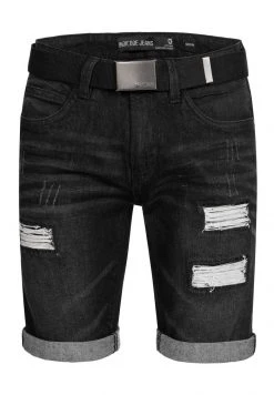 INDICODE JEANS CUBA CADEN - Short En Jean - Black -INDICODE Boutique a02c50c3ef0a4b60860f841599e2e44c