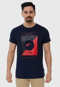 INDICODE JEANS T-shirt Imprimé - Navy -INDICODE Boutique a113570346ec41edb68f8de4ead6771d