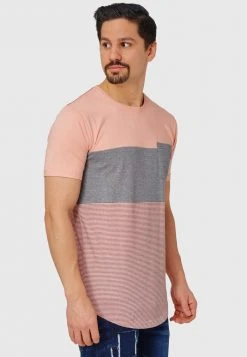 INDICODE JEANS PORTER - T-shirt Imprimé - Coral Cloud -INDICODE Boutique a1a34ddf026d4bf3ab22b552255a5dbb