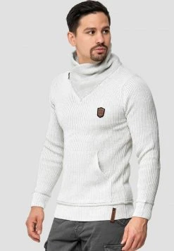 INDICODE JEANS DANE - Pullover - Off White