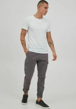 INDICODE JEANS IDGILMAT - Pantalon Cargo - Dark Grey
