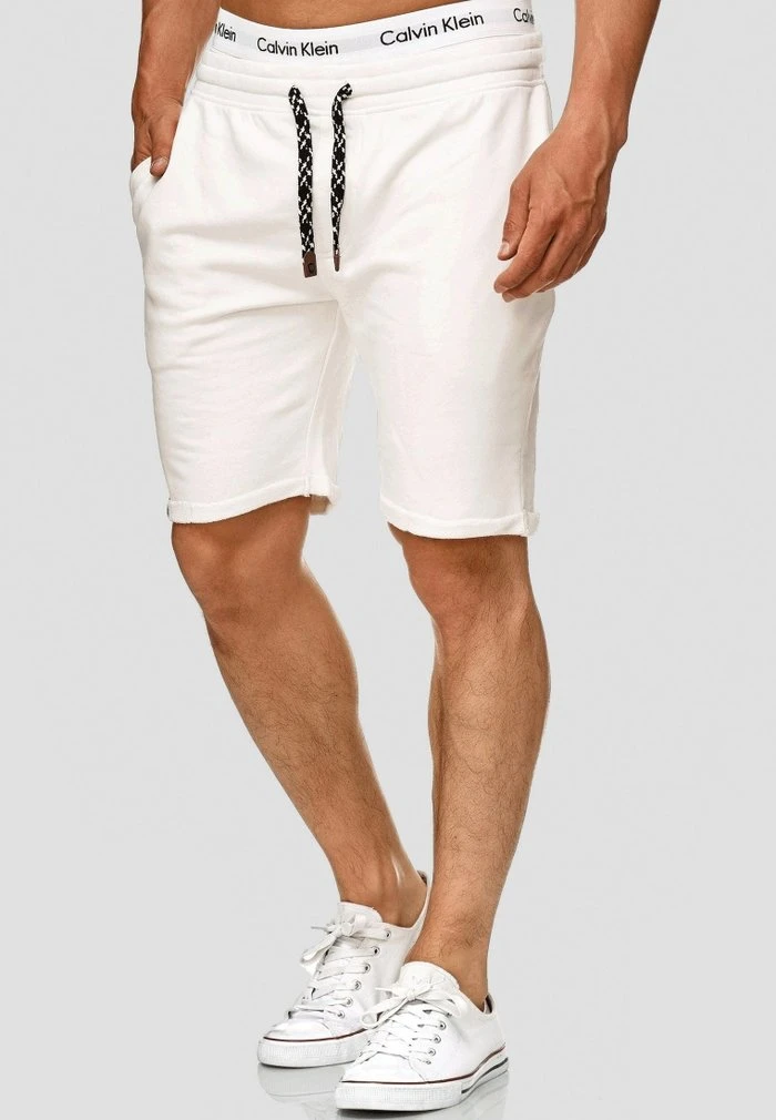 INDICODE JEANS ALDRICH - Short - Off White 3 INDICODE JEANS ALDRICH - Short - Off White – Image 3