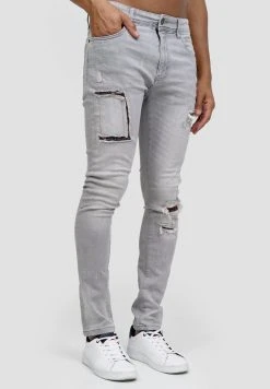 INDICODE JEANS COMPTON - Jeans Skinny - Vintage Grey -INDICODE Boutique a49491f2b15b40f6a597e042ab25b0dd