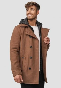 INDICODE JEANS Manteau Court - Camel -INDICODE Boutique a4c18cee4b1145179d520c868e9492ae