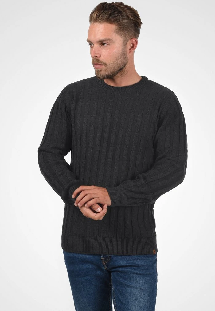 INDICODE JEANS IDPAULETTA - Pullover - Charcoal Mix 1 INDICODE JEANS IDPAULETTA - Pullover - Charcoal Mix