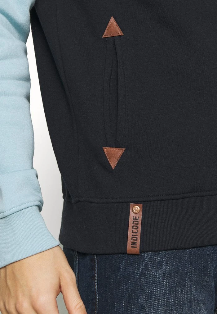 INDICODE JEANS DYOTT - Sweat à Capuche - Dunkelblau/hellblau 5 INDICODE JEANS DYOTT - Sweat à Capuche - Dunkelblau/hellblau – Image 5