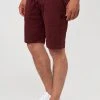 INDICODE JEANS ECKERD - Short - Bordeaux Mix