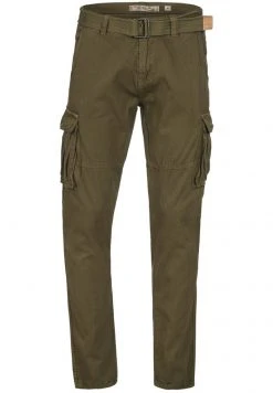 INDICODE JEANS WILLIAM - Pantalon Cargo - Green -INDICODE Boutique a931bd2610474fdb9446640a8b0af0e7