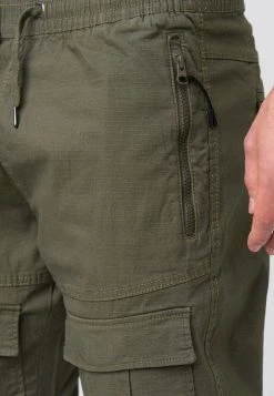 INDICODE JEANS DENNIS - Pantalon Cargo - Army -INDICODE Boutique a9cfa67c40894826a7634c7eef4580ac