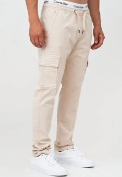 INDICODE JEANS BROADWICK - Pantalon Cargo - Fog -INDICODE Boutique ade4198906e74001808e2e8cf7564041