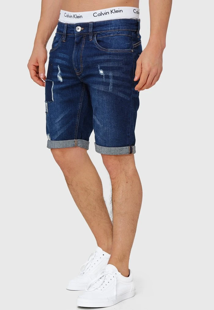 INDICODE JEANS ROBERTS - Short En Jean - Blue 3 INDICODE JEANS ROBERTS - Short En Jean - Blue â Image 3