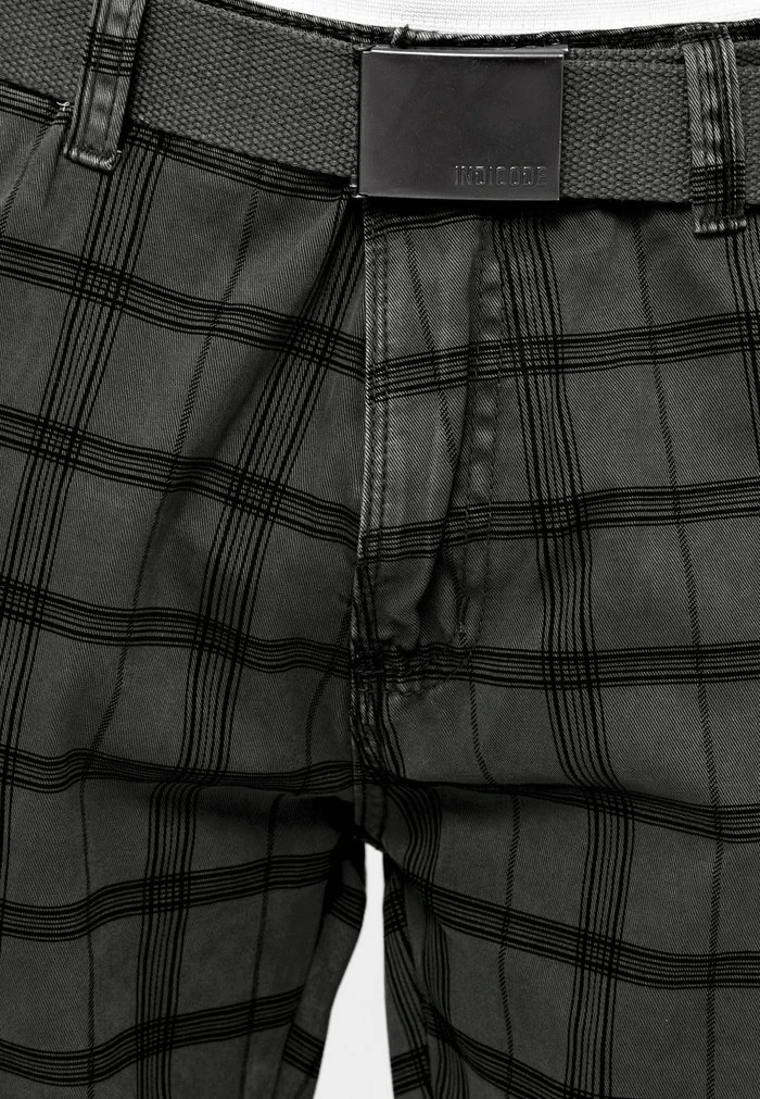 INDICODE JEANS BLIXT - Short - Raven Check 6 INDICODE JEANS BLIXT - Short - Raven Check â Image 6