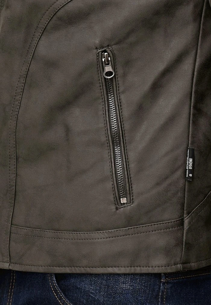 INDICODE JEANS MIGUEL - Veste En Similicuir - Dark Grey 6 INDICODE JEANS MIGUEL - Veste En Similicuir - Dark Grey – Image 6