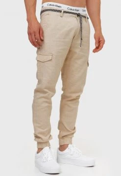 INDICODE JEANS BOOTH - Pantalon Cargo - Fog -INDICODE Boutique b13b8e235b18469eb2a913948df0ab65