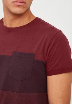 INDICODE JEANS IDMORLER - T-shirt Imprimé - Bordeaux -INDICODE Boutique b1aad308d92d414690d3be9f9e51c704