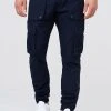 INDICODE JEANS Pantalon Cargo - Navy