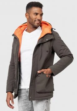 INDICODE JEANS WATERS - Parka - Raven -INDICODE Boutique b2c0589cfee74018bd4725435174a51b