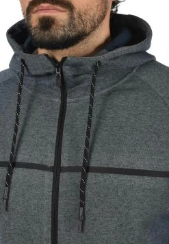 INDICODE JEANS IDNAGAGAMI - Sweat à Capuche Zippé - Navy Mix -INDICODE Boutique b2ce2592574e4837bf4616eca7bd1099