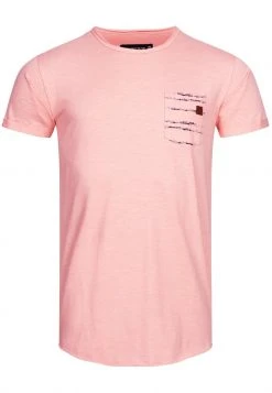 INDICODE JEANS MORAN - T-shirt Imprimé - Coral Cloud -INDICODE Boutique b2e3058f81c145f080bc0a7a0767f6a7