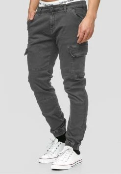INDICODE JEANS AUGUST - Pantalon Cargo - Raven