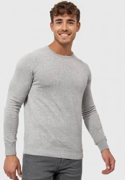 INDICODE JEANS Sweatshirt - Light Grey Mix -INDICODE Boutique b35eadae118d4fde9d750dd91598c291