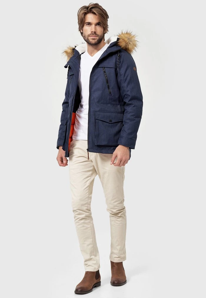 INDICODE JEANS Parka - Navy 2 INDICODE JEANS Parka - Navy – Image 2