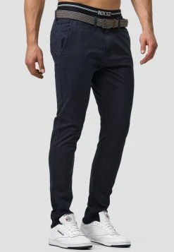 INDICODE JEANS Chino - Navy -INDICODE Boutique b4f12817edea4216bc9f481466f7af70