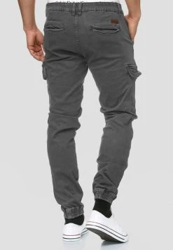 INDICODE JEANS AUGUST - Pantalon Cargo - Raven -INDICODE Boutique b50b1470aa13436ca264331996a5db5d
