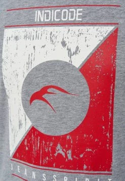 INDICODE JEANS T-shirt Imprimé - Grey Mix -INDICODE Boutique b55a0fb053174de2b5fca7d79f440366