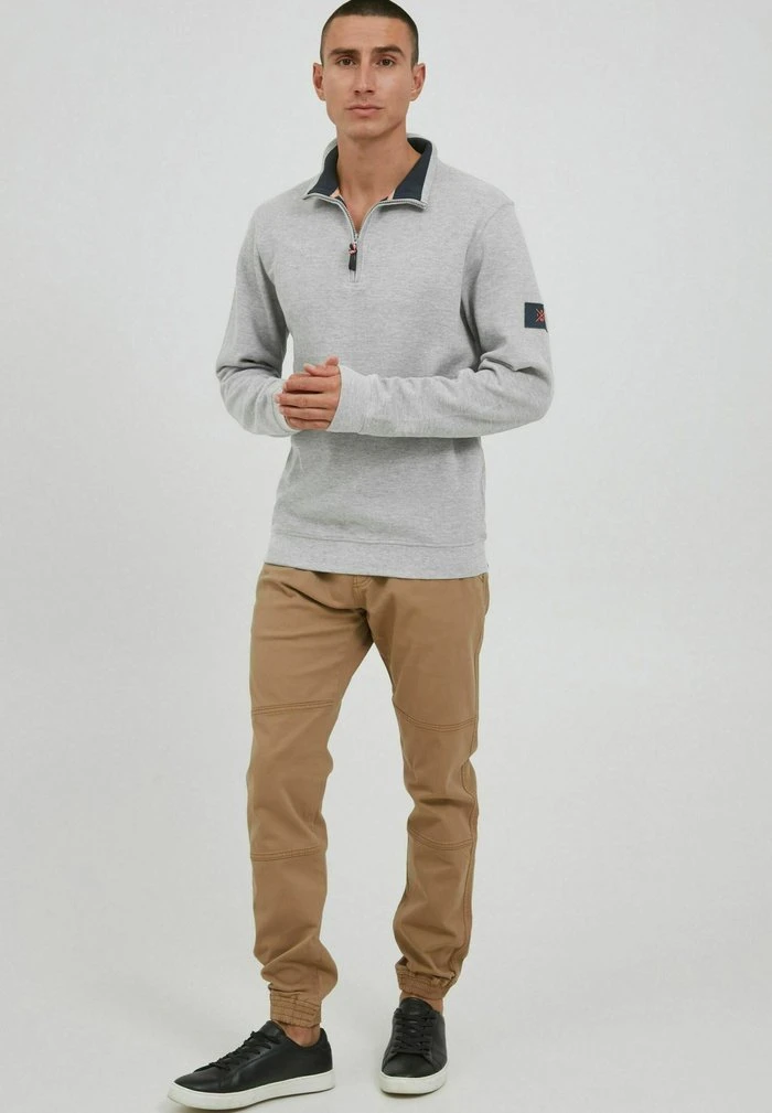 INDICODE JEANS IDARCELINO - Pullover - Light Grey Mix 2 INDICODE JEANS IDARCELINO - Pullover - Light Grey Mix – Image 2