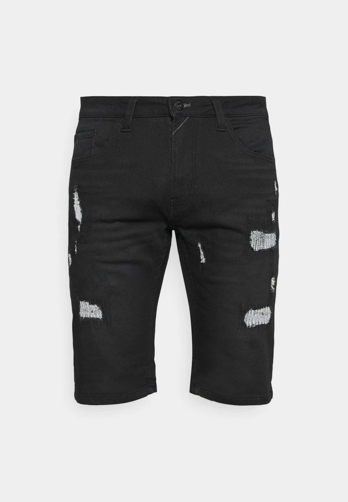 INDICODE JEANS COMMERCIAL KEN HOLES - Short En Jean - Black 6 INDICODE JEANS COMMERCIAL KEN HOLES - Short En Jean - Black â Image 6