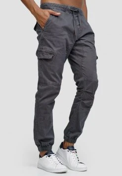 INDICODE JEANS Pantalon Cargo - Pewter -INDICODE Boutique b998d5c6610d493e8a329b508bb78890