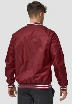 INDICODE JEANS MANOS - Blouson Bomber - Bordeaux -INDICODE Boutique ba36b98f264149e4ba3e717a437e62cb