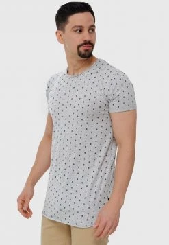 INDICODE JEANS T-shirt Imprimé - Lt Grey Mix -INDICODE Boutique ba462c8c76254594ac960c4e451097da