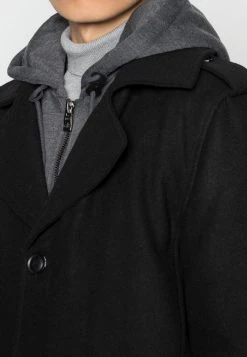 INDICODE JEANS ADAIR - Manteau Court - Black -INDICODE Boutique bc93047418f2498092e56a8cd95793a9