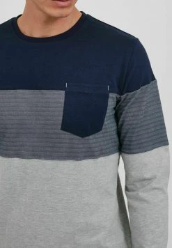 INDICODE JEANS IDAMADEO - T-shirt à Manches Longues - Navy -INDICODE Boutique bd3db6c4c3e644689bff78c43139e004