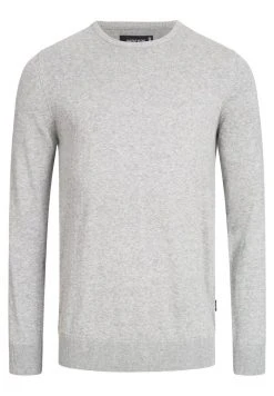 INDICODE JEANS Sweatshirt - Light Grey Mix -INDICODE Boutique bda9ab454de94e24ba9c895436851456