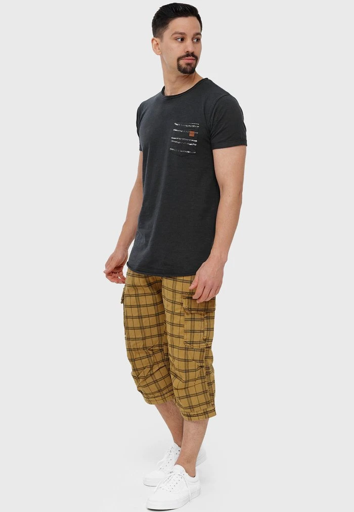 INDICODE JEANS MIT GÜRTEL NICOLAS - Short - Amber 2 INDICODE JEANS MIT GÜRTEL NICOLAS - Short - Amber – Image 2