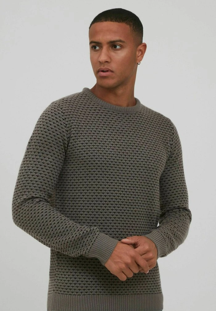 INDICODE JEANS IDCOPPLER - Pullover - Pewter 1 INDICODE JEANS IDCOPPLER - Pullover - Pewter