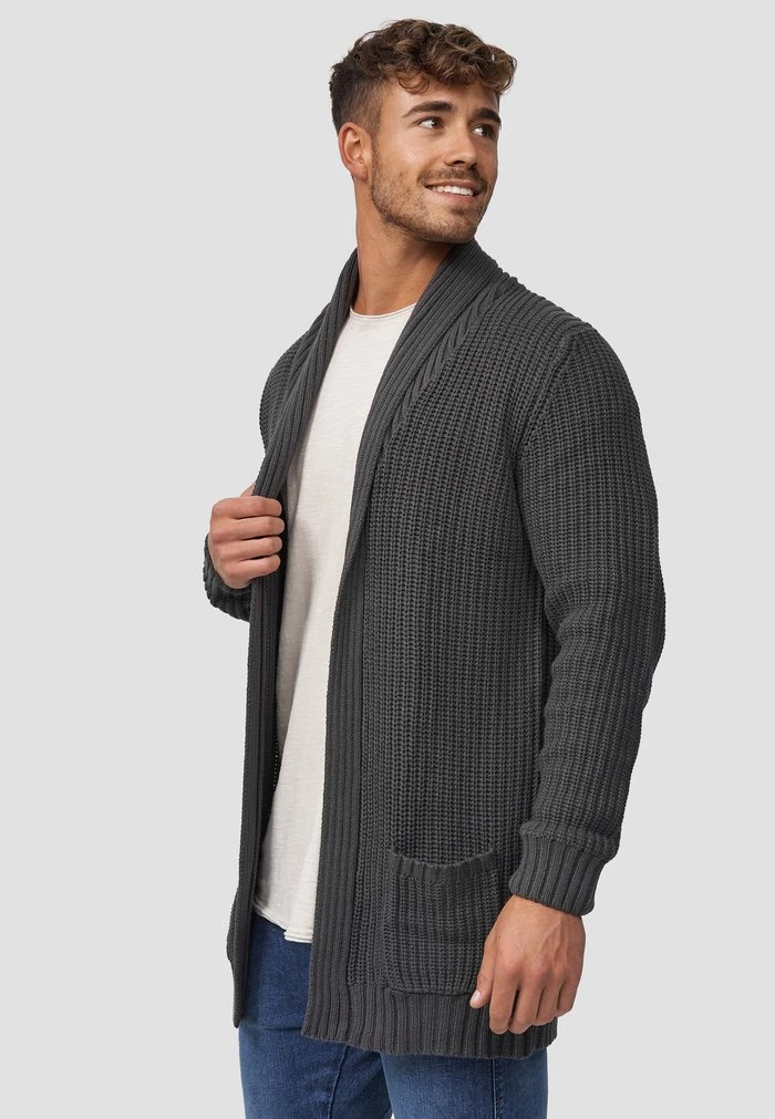 INDICODE JEANS ANAHEIM - Gilet - Dk Grey 5 INDICODE JEANS ANAHEIM - Gilet - Dk Grey – Image 5