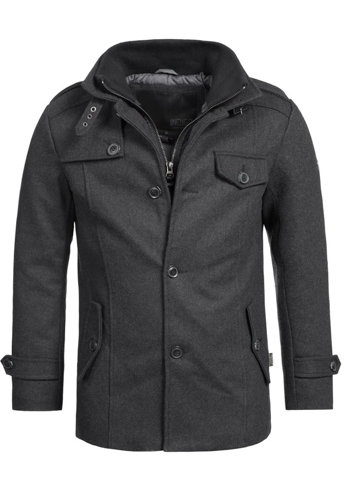 INDICODE JEANS BRANDAN - Manteau Court - Anthracite 8 INDICODE JEANS BRANDAN - Manteau Court - Anthracite – Image 8