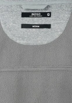 INDICODE JEANS IDESHER - Sweat à Capuche Zippé - Grey Mix -INDICODE Boutique c5d4cd2b0b9645b4a268cc37f7a529b6