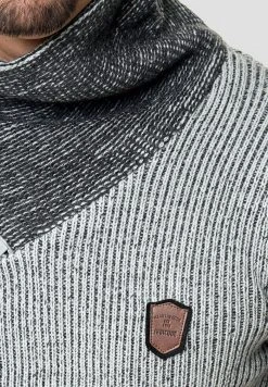 INDICODE JEANS DANE - Pullover - Light Grey -INDICODE Boutique c5f8dfb1a3f34bbab4dd5f438b2988ea