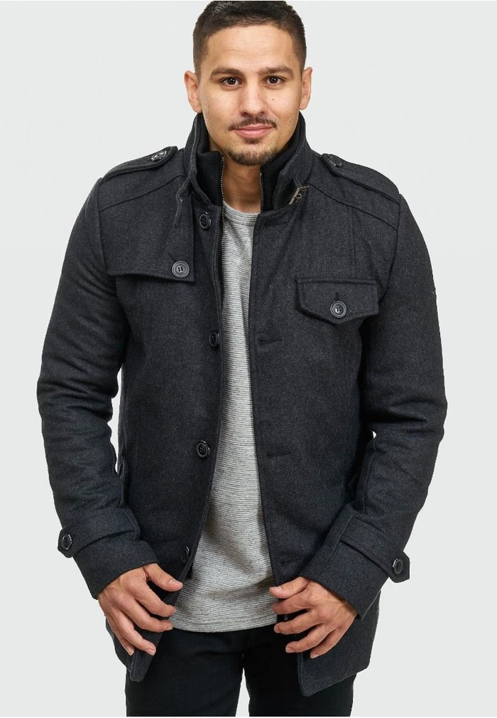 INDICODE JEANS BRANDAN - Manteau Court - Anthracite 4 INDICODE JEANS BRANDAN - Manteau Court - Anthracite – Image 4