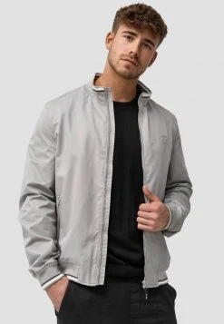 INDICODE JEANS EDI - Blouson Bomber - Lt Grey