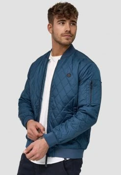 INDICODE JEANS NOVAK - Veste Mi-saison - Blue -INDICODE Boutique c84d8be05b52413e9e4c3901a2cd4f33