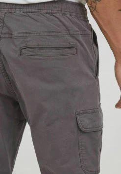INDICODE JEANS IDGILMAT - Pantalon Cargo - Dark Grey -INDICODE Boutique c9b515520f8746fcb4e0352c71e90314