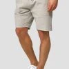 INDICODE JEANS Short - Mottled Light Grey